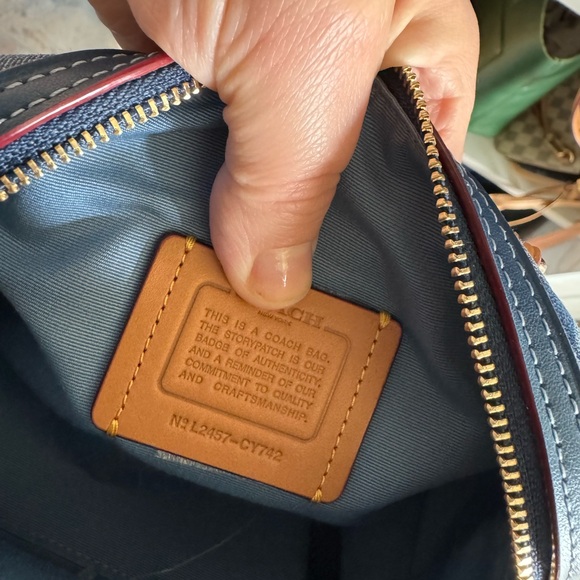 Coach Denim Mini Rowan - Picture 5 of 9